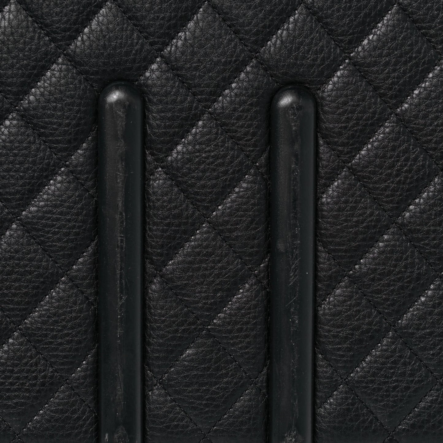 Calfskin Quilted Coco Case Trolley Black