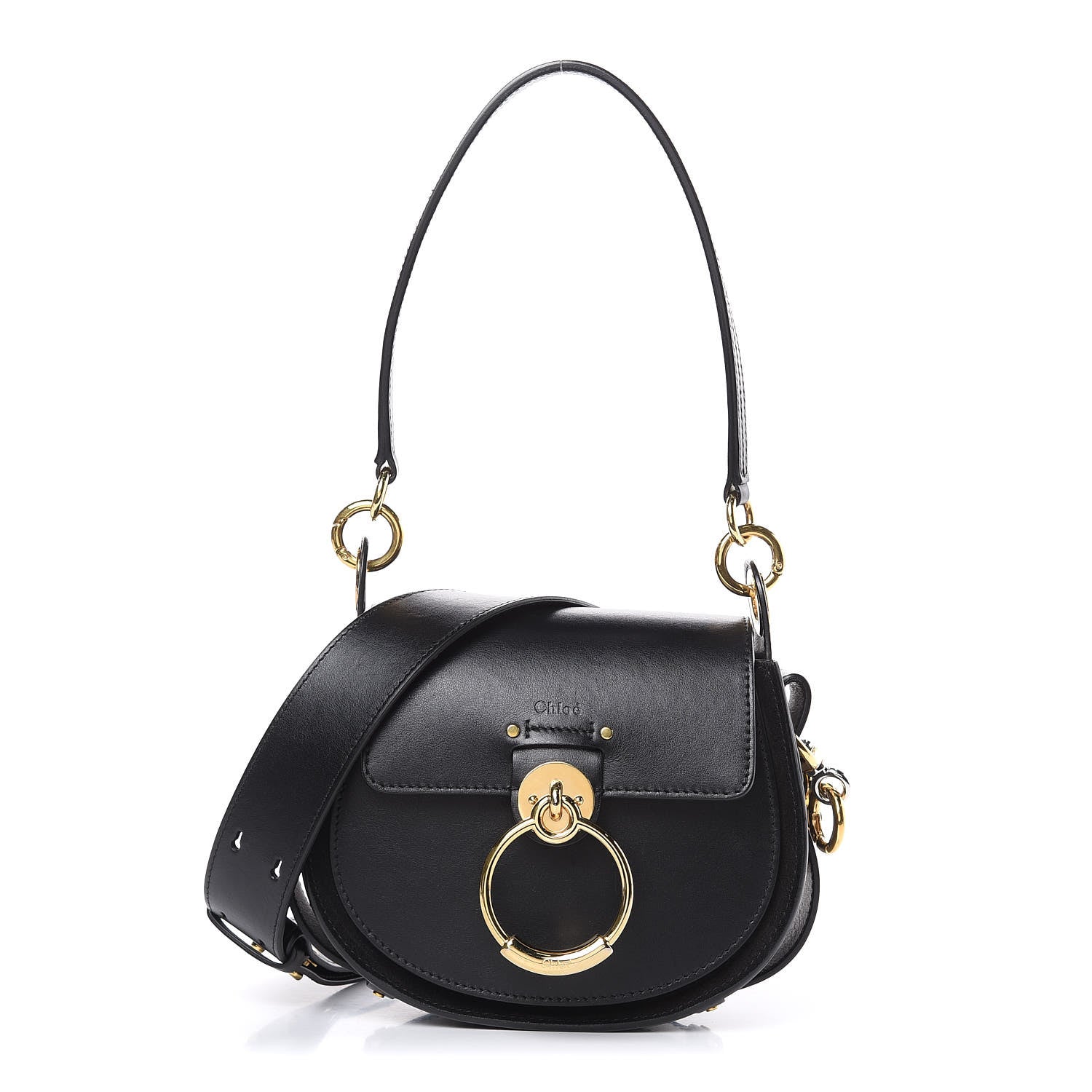 Chloe Calfskin Small Tess Bag Black 1 of 12