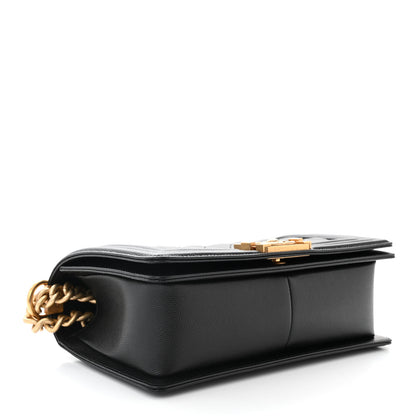 Chanel Caviar Quilted Medium Boy Flap Black 4 of 11