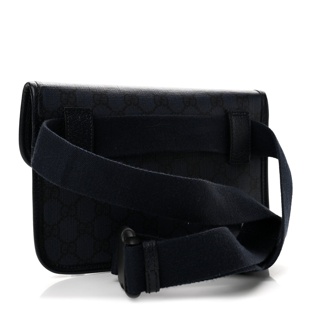 GG Supreme Monogram Small Ophidia Belt Bag Navy Black