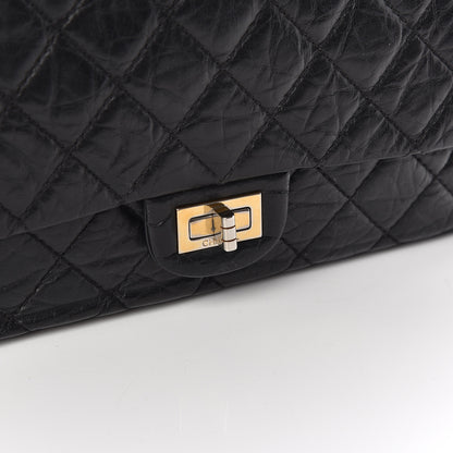 Chanel Aged Calfskin Quilted 2.55 Reissue 226 Flap Black 10 of 11