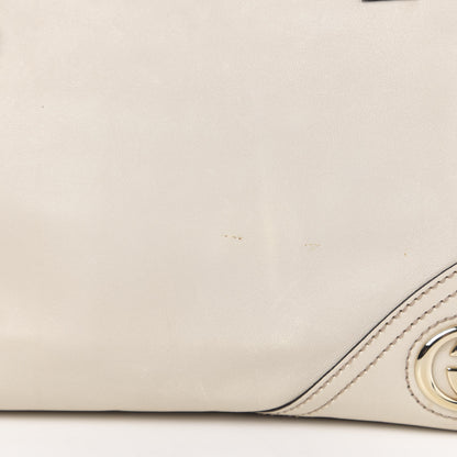 Gucci Calfskin Medium New Britt Tote Off White 7 of 12