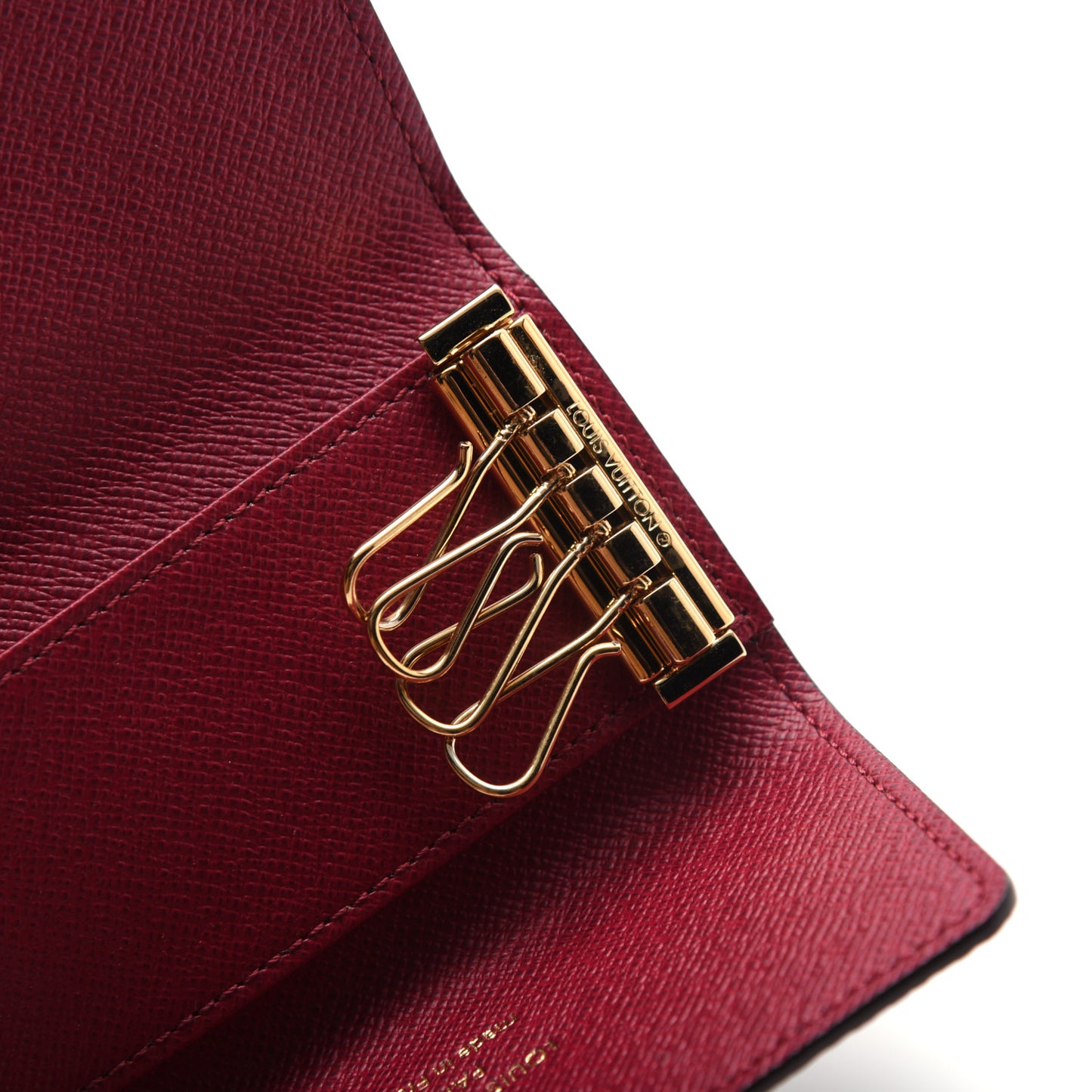 Monogram 4 Key Multicles Holder Fuchsia