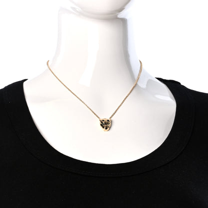 Cartier 18K Yellow Gold Tsavorite Onyx Panthere De Cartier Pendant Necklace 2 of 4