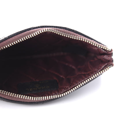 Chanel Caviar Quilted Small Cosmetic Case Black 5 of 9