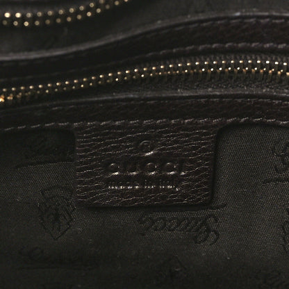 Gucci Calfskin Horsebit Web Dark Brown 6 of 10