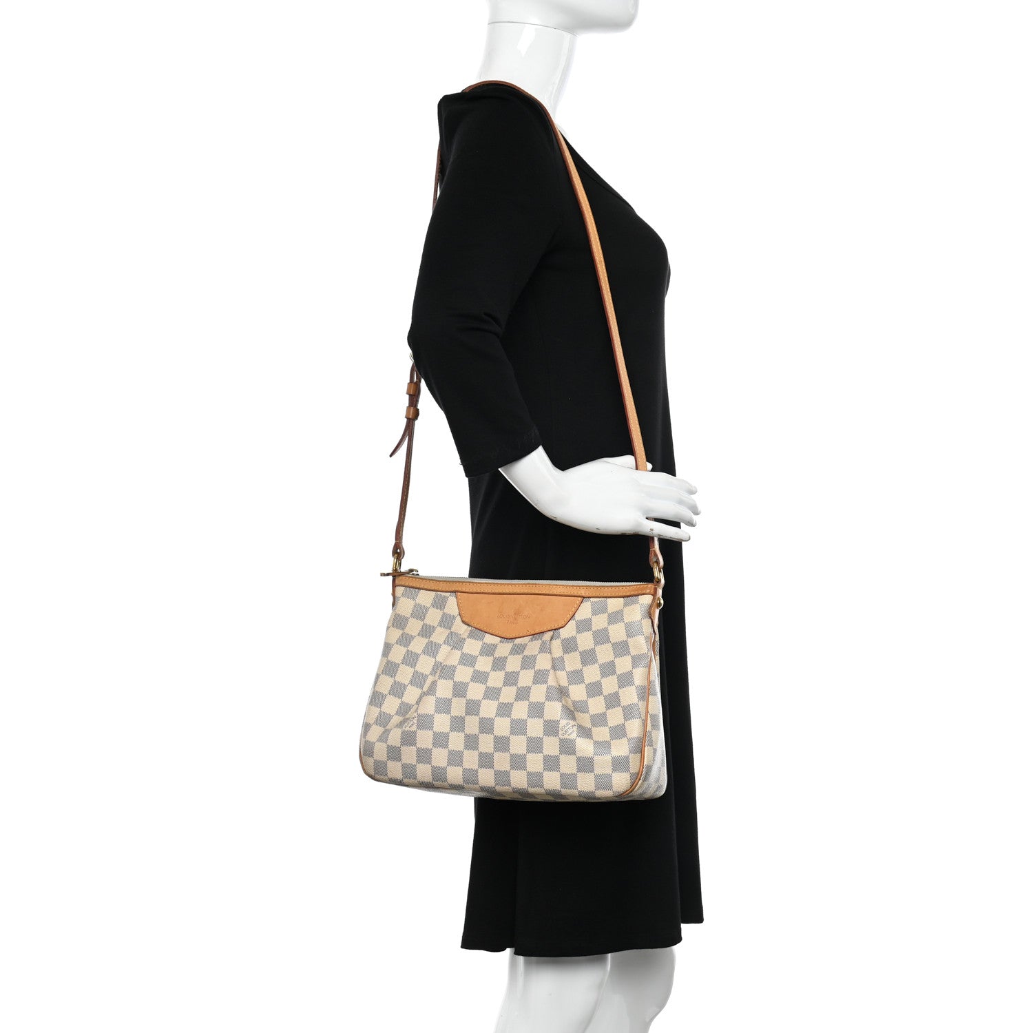 Louis Vuitton Damier Azur Siracusa PM 2 of 10