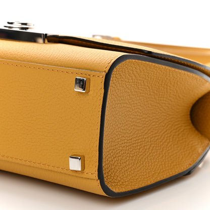 Moynat Taurillon Blush Rejane BB Saffron Yellow 9 of 11
