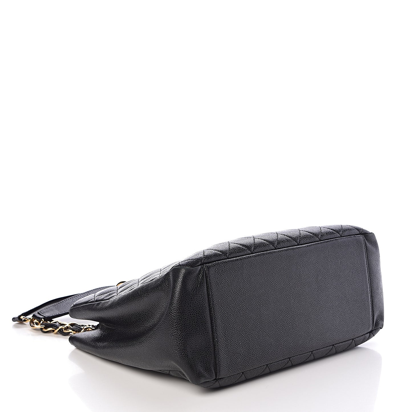 Caviar Quilted Grand Shopping Tote GST Black