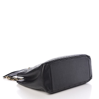 Chanel Caviar Quilted Grand Shopping Tote GST Black 4 of 10