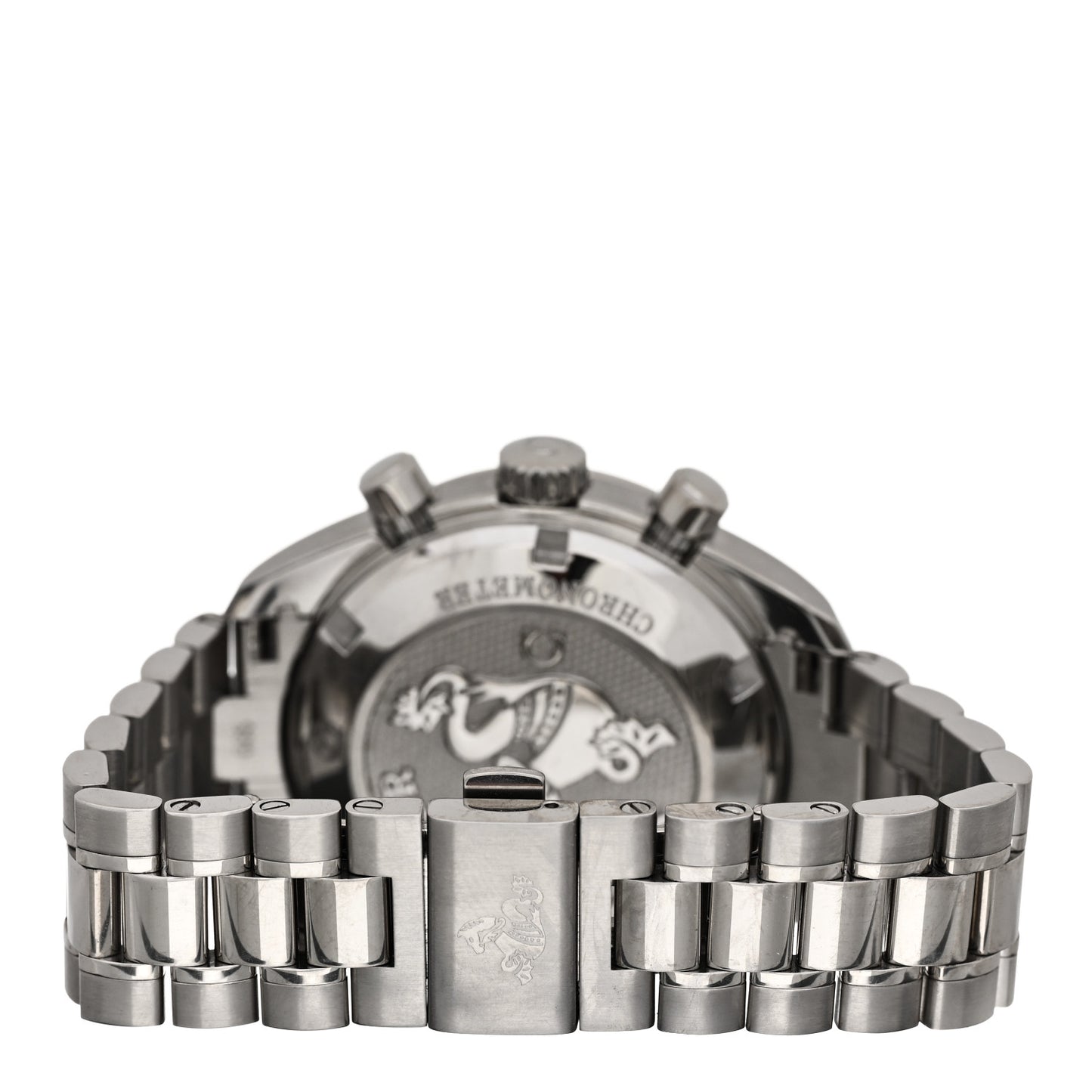Stainless Steel 38mm Speedmaster Date Chronograph Automatic Watch Grey 324.30.38.40.06.001