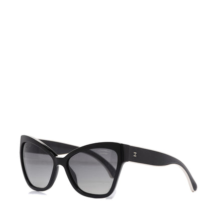 Chanel Acetate CC Cat Eye Sunglasses 5271 Black 1 of 8