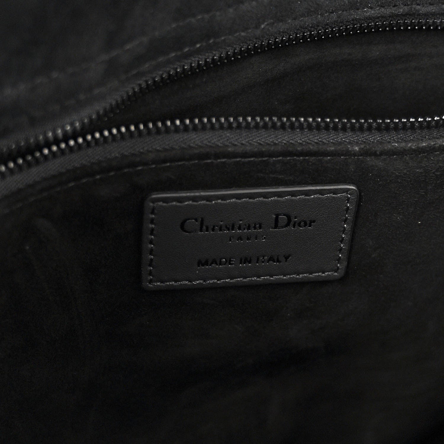 Christian Dior Ultra Matte Calfskin Cannage Large Lady Dior Black 6 of 10