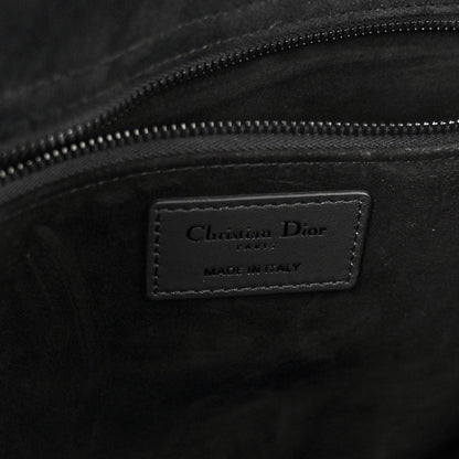 Christian Dior Ultra Matte Calfskin Cannage Large Lady Dior Black 6 of 10
