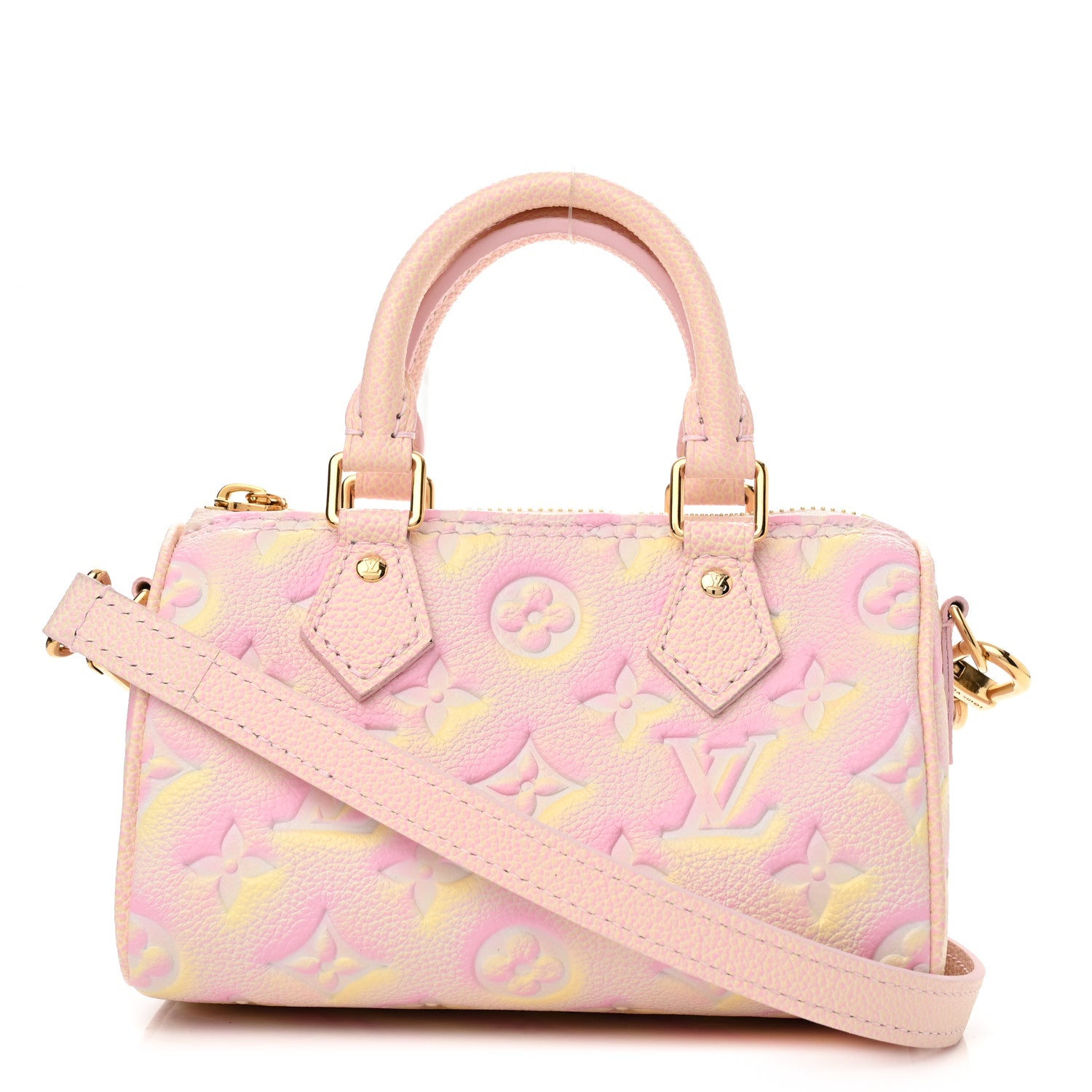 Louis Vuitton Empreinte Monogram Summer Stardust Nano Speedy Pink 1 of 8