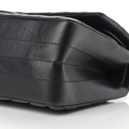Chanel Aged Calfskin Chevron Quilted 2.55 Reissue 225 Flap So Black 9 of 13