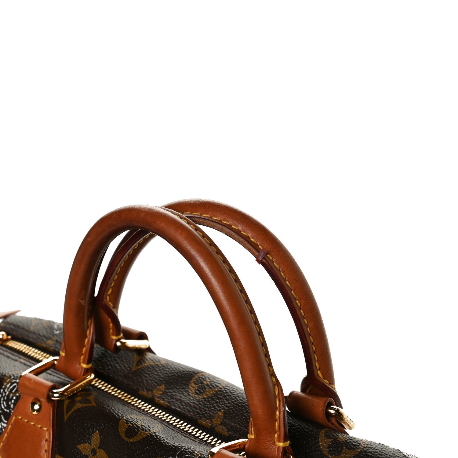 Louis Vuitton Monogram Dentelle Speedy 30 Silver 14 of 15