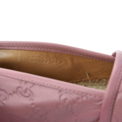 Gucci Guccissima Signature Espadrilles 37.5 Rose Baby Candy 11 of 13
