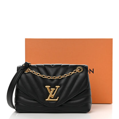 Louis Vuitton Calfskin LV New Wave Chain Bag Black 13 of 13