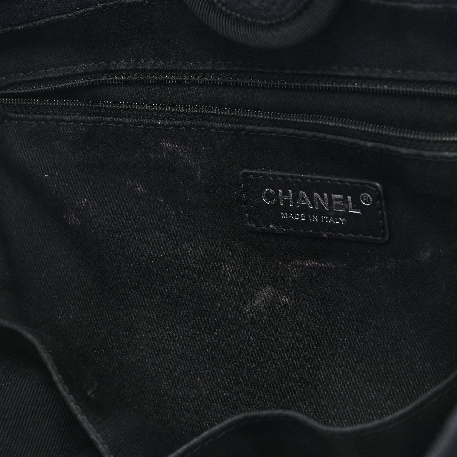 Chanel Mixed Fibers Small Deauville Tote Navy 11 of 11