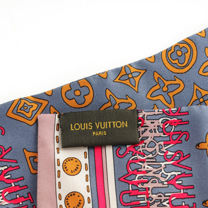 Louis Vuitton Silk Monogram Map Bandeau Quetsche 4 of 6