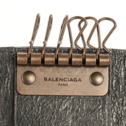 Balenciaga Agneau Classic Hardware Osaka Key Holder Anthracite 8 of 10