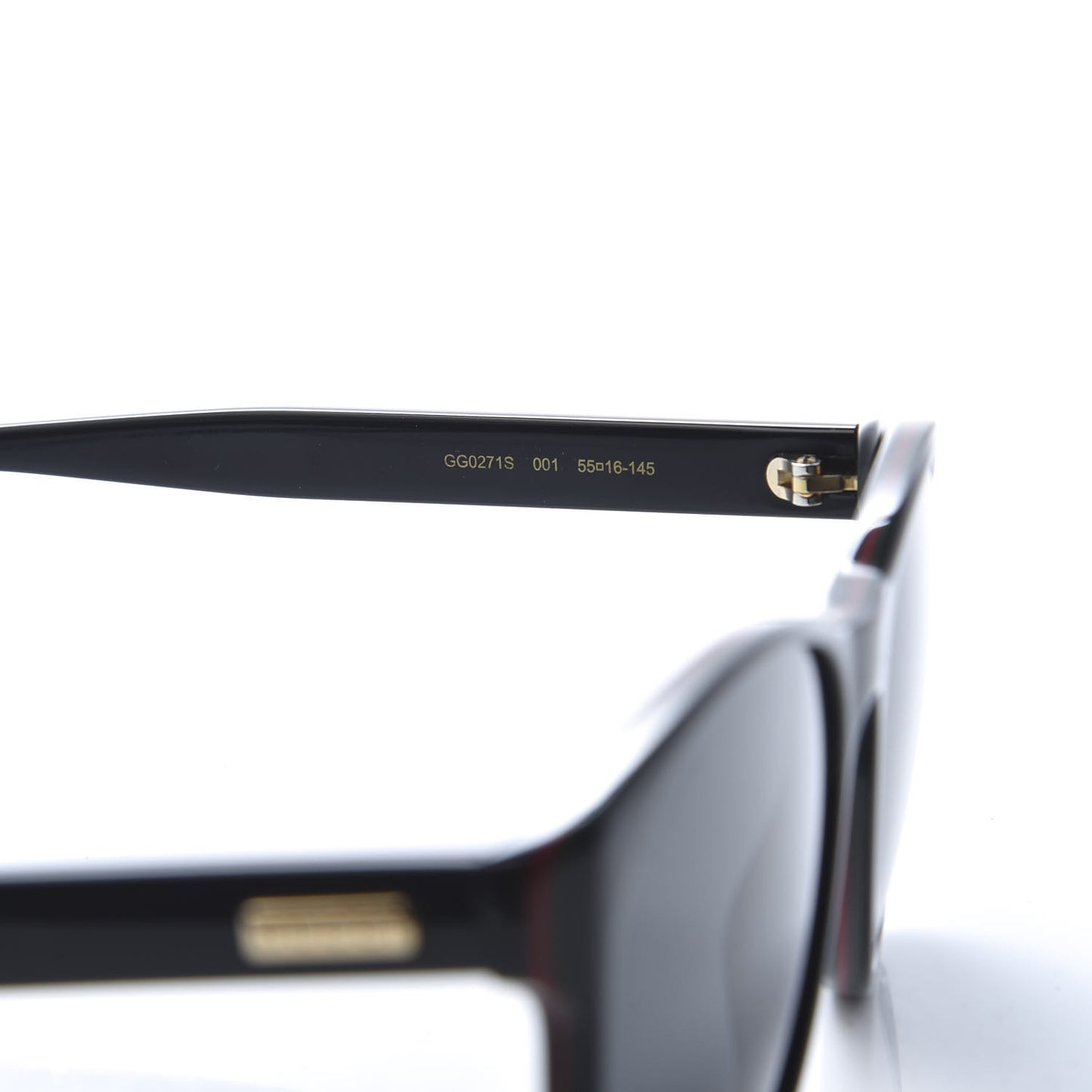 Acetate GG Sunglasses GG0271S Black