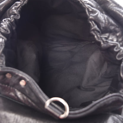 Givenchy Tumbled Sheepskin Top Handle Flap Bag Black 5 of 9