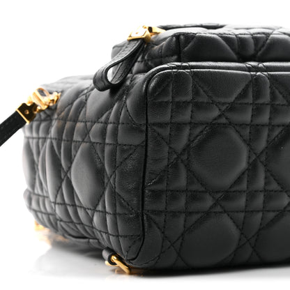 Christian Dior Lambskin Cannage Mini Backpack Black 8 of 9