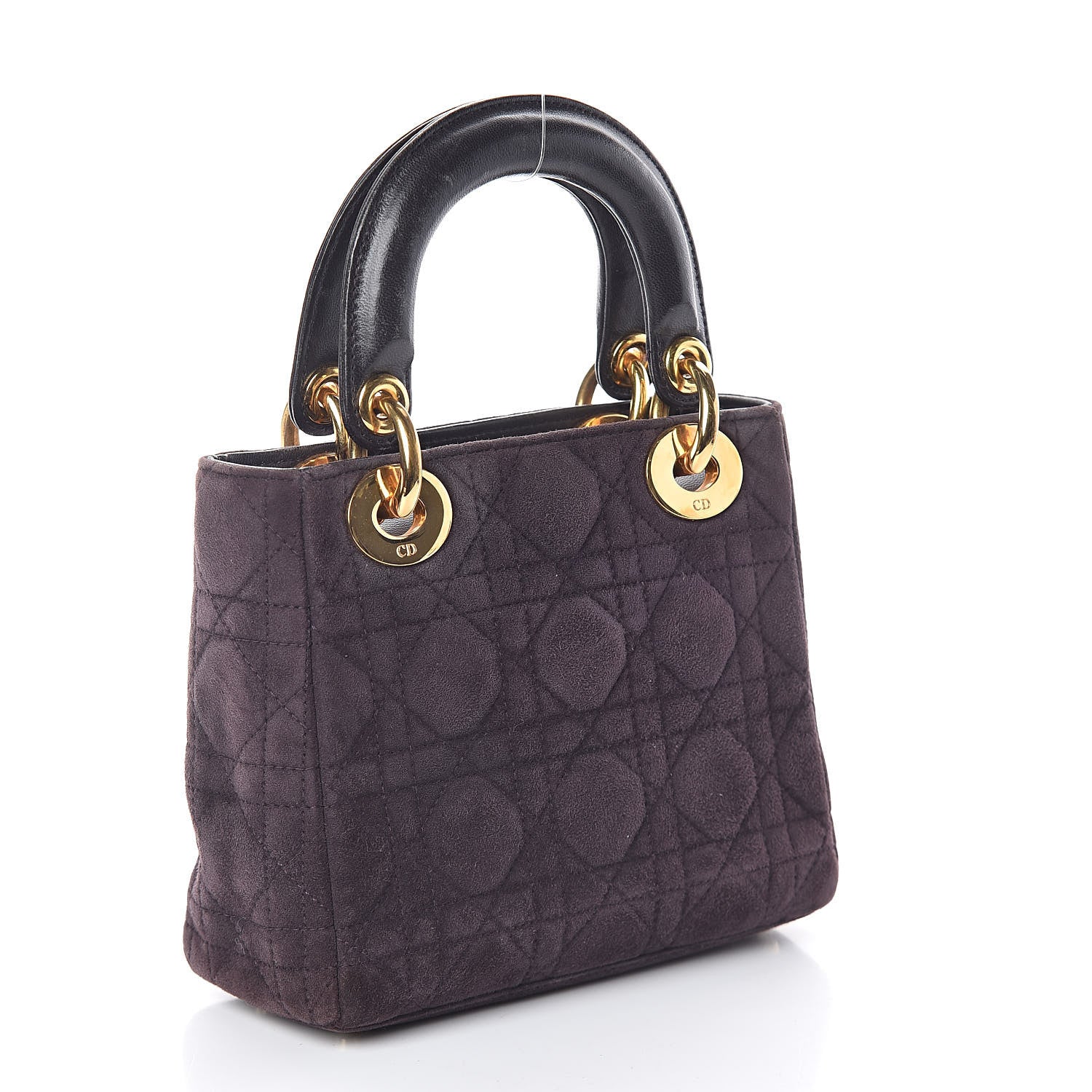 Christian Dior Suede Cannage Mini Lady Dior 3 of 8