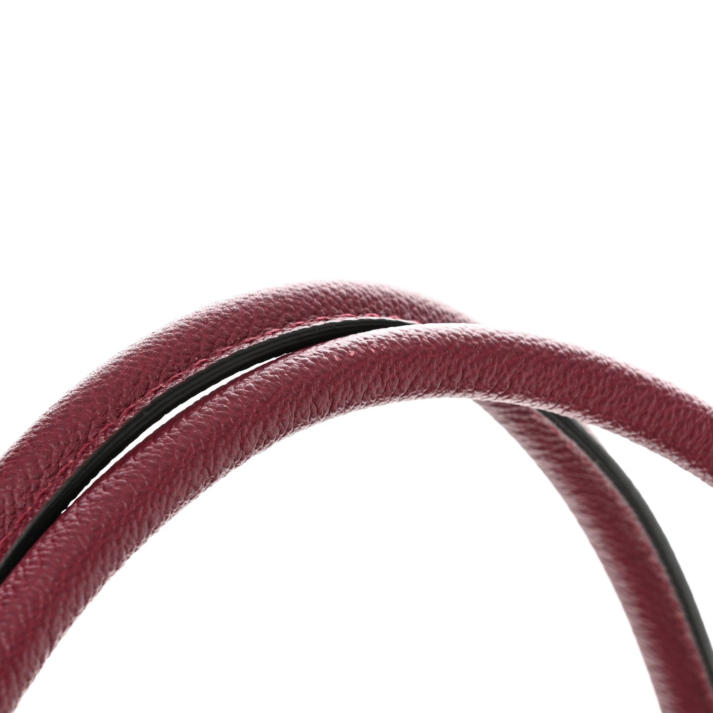 Soft Grain Medium Buckle Tote Dark Plum