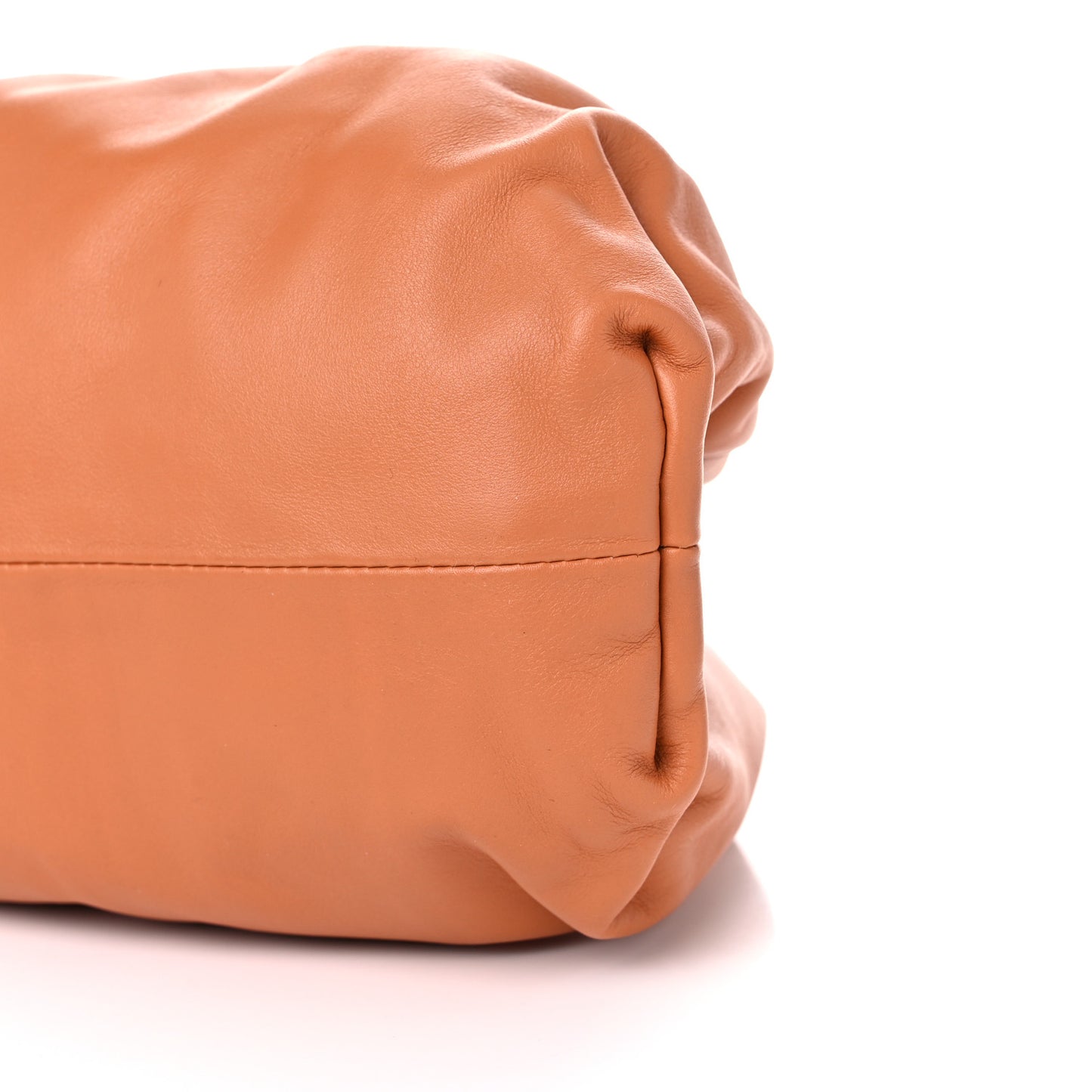 Smooth Butter Calf The Pouch Oversized Clutch Clay