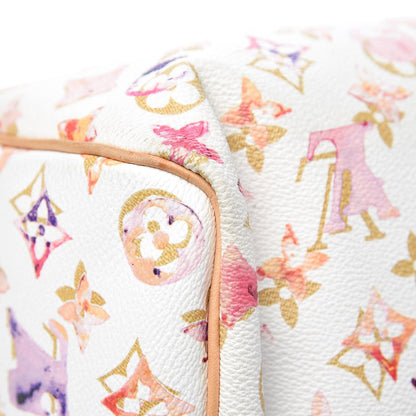 Louis Vuitton Watercolor Aquarelle Speedy 35 White 15 of 17