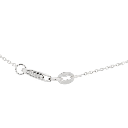 Roberto Coin 18K White Gold Diamond Medium Tiny Treasures Circle Pendant Necklace 8 of 8