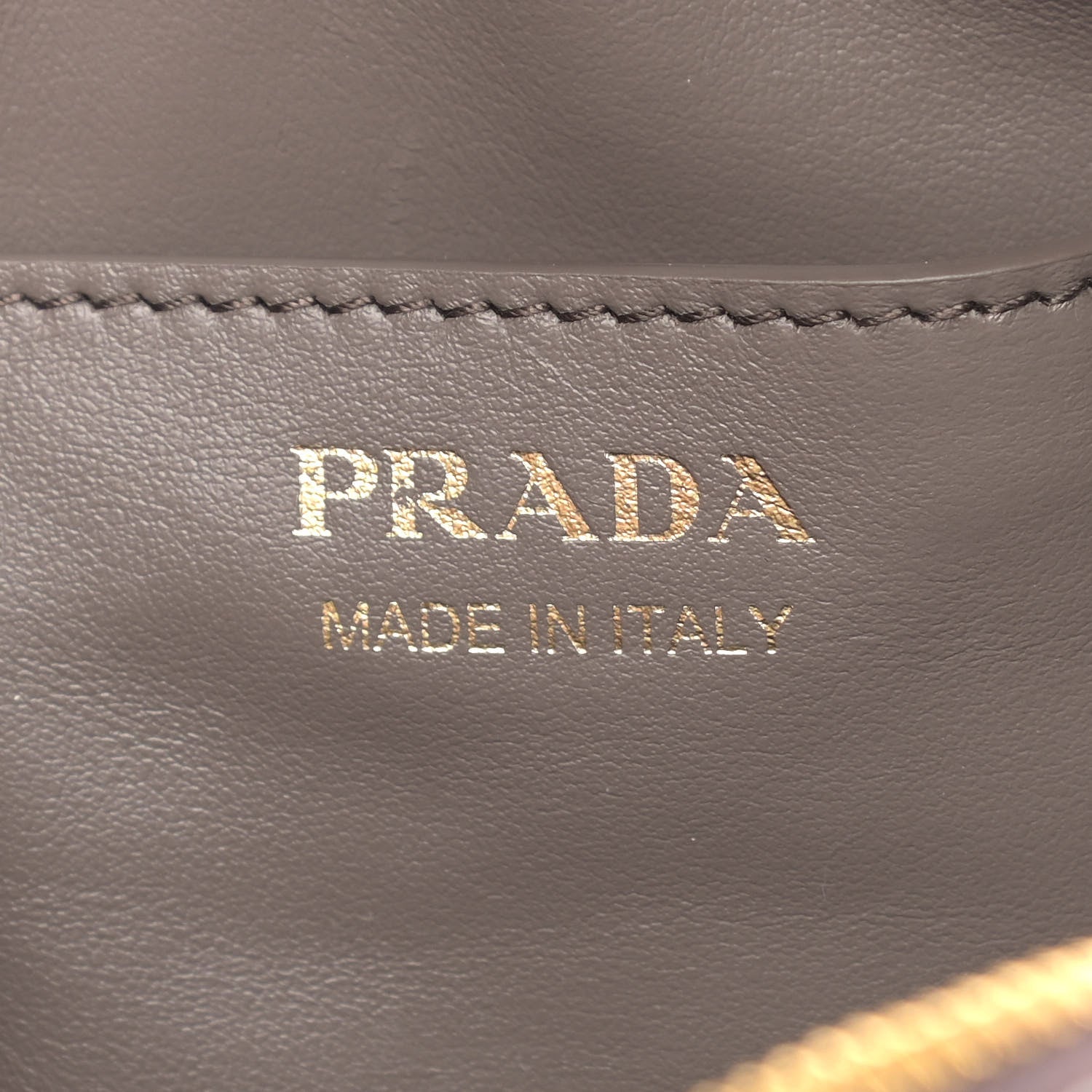 Prada Soft Calfskin Impunture Diagramme Belt Bag Bambu 1 7 of 10