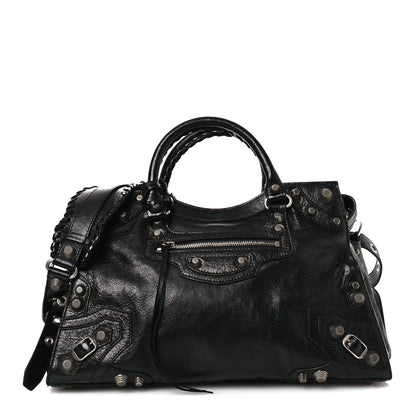 Balenciaga Agneau Arena Neo Cagole City Handbag Black 1 of 11