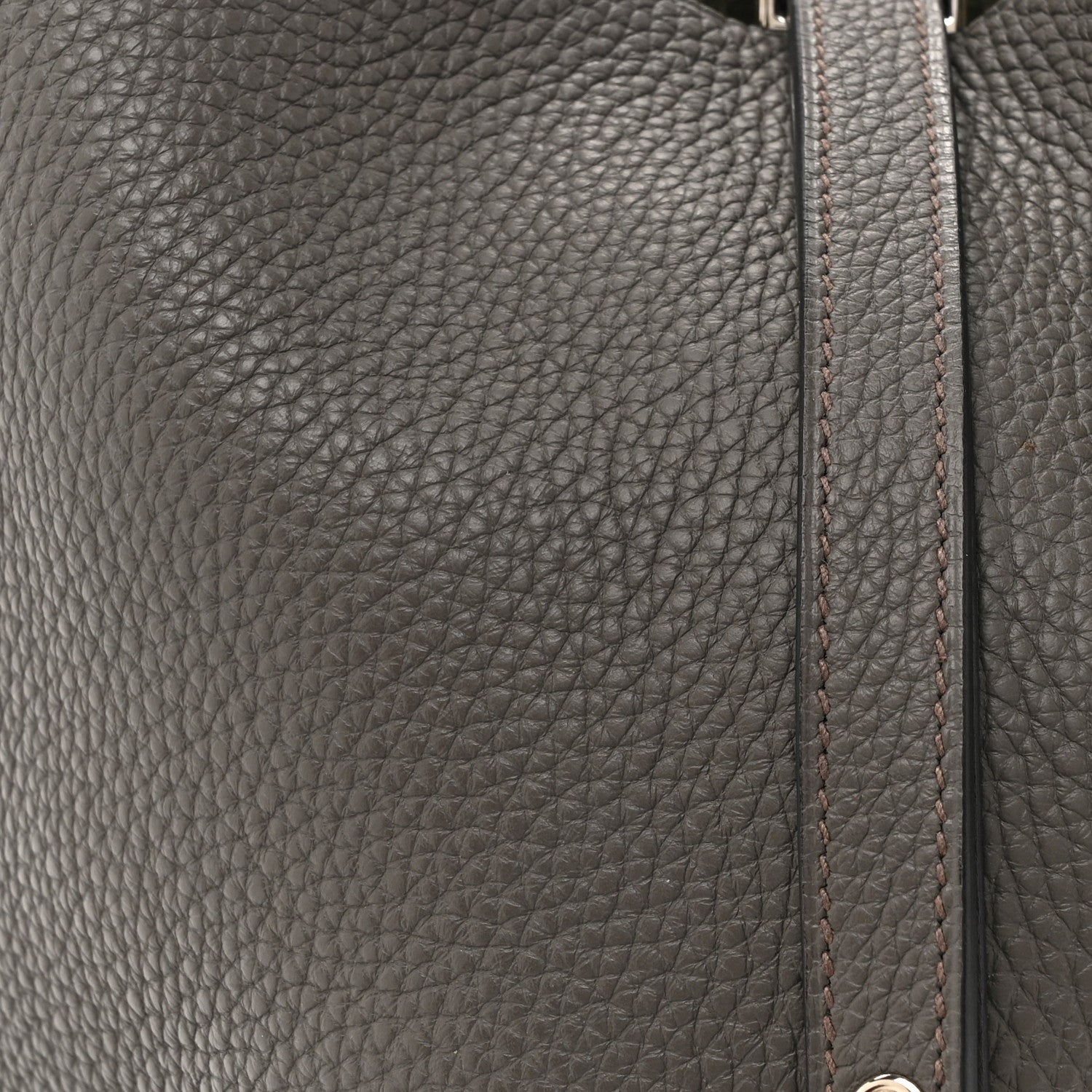 Hermes Taurillon Clemence Picotin Lock 18 PM Gris Asphalte 8 of 13