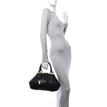 Marc Jacobs Calfskin Quilted Stam Black 3 of 15