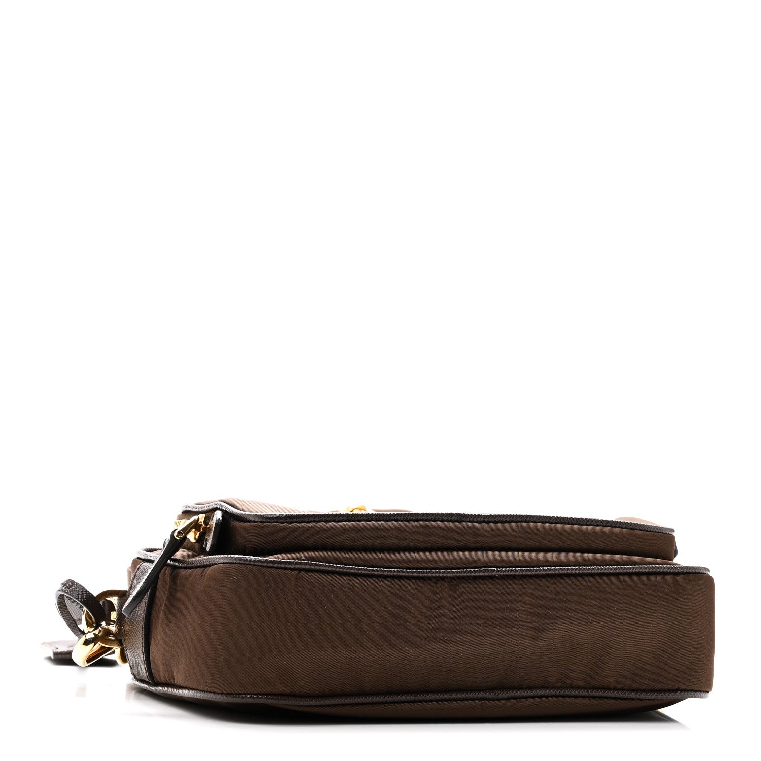 Prada Re-Nylon Saffiano Mini Shoulder Bag Sienna 4 of 9