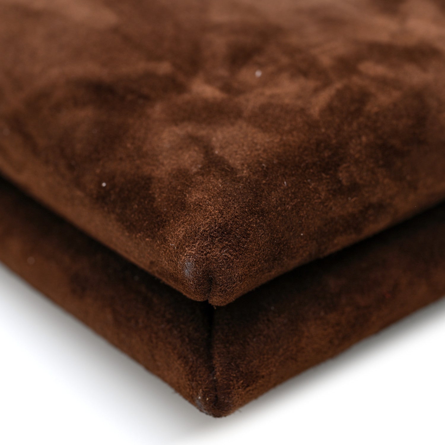 The Row Suede Calfskin Mini Nu Twin Bag Mocha 9 of 9