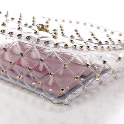 Valentino Garavani PVC Medium Rockstud Spike Shoulder Bag 7 of 9