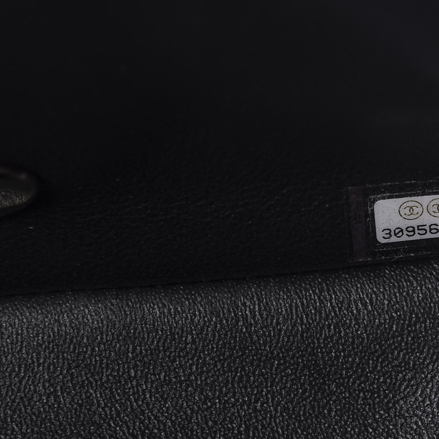 Lambskin Quilted Mini Square Flap Black