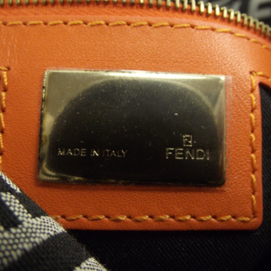 Fendi Zucchino Baguette Orange 7 of 11