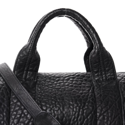 Alexander Wang Pebbled Lambskin Rocco Black Rose Gold Hardware 9 of 9