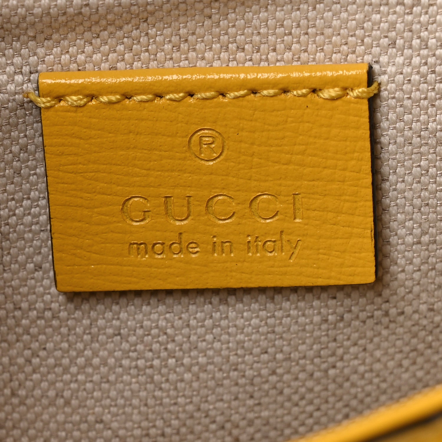 Gucci Azalea Calfskin GG Monogram Bi-Color Debossed Mini Horsebit 1955 Shoulder Bag Dusty Azure Stone Topaz Deep Orange 6 of 10
