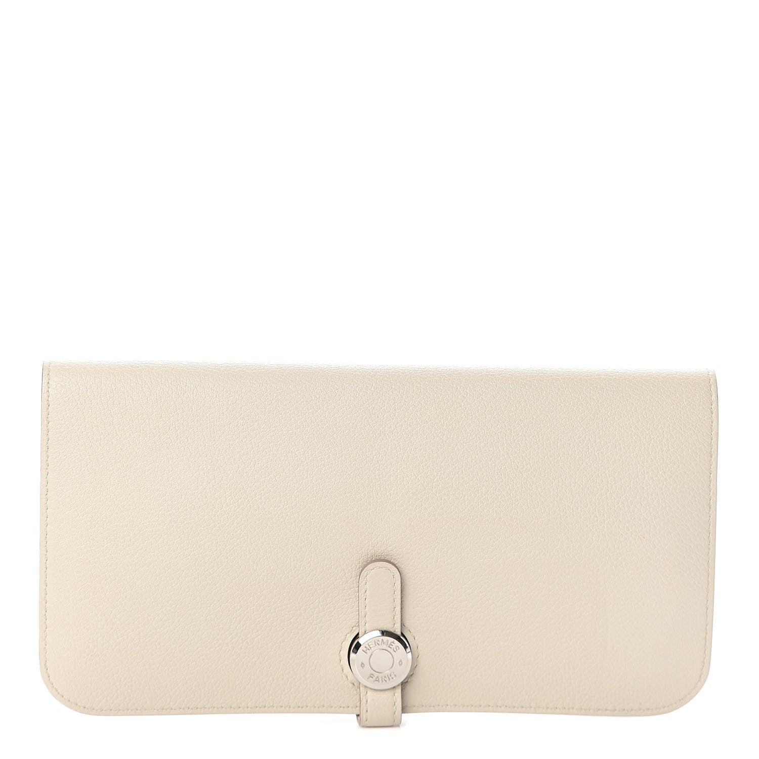 Hermes Evercolor Dogon Recto Verso Wallet Craie 1 of 7