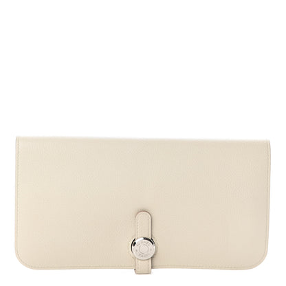 Hermes Evercolor Dogon Recto Verso Wallet Craie 1 of 7
