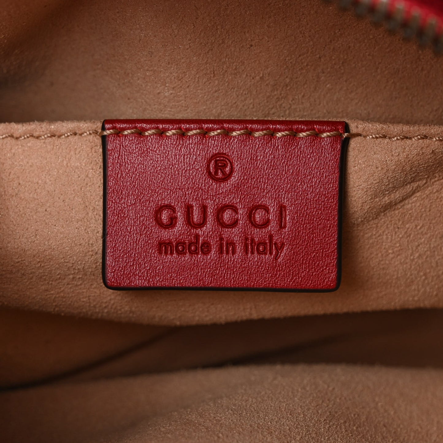 Calfskin Matelasse GG Marmont Belt Bag 75 30 Hibiscus Red