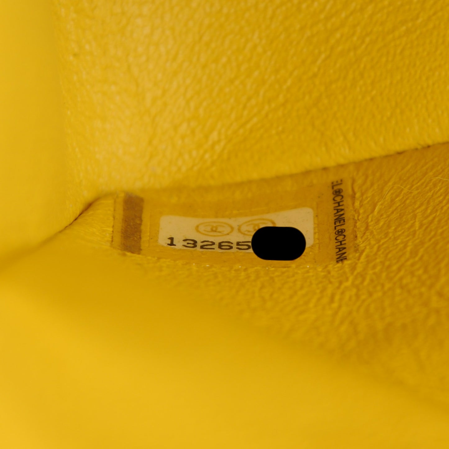 Lambskin Quilted Medium Double Flap Yellow