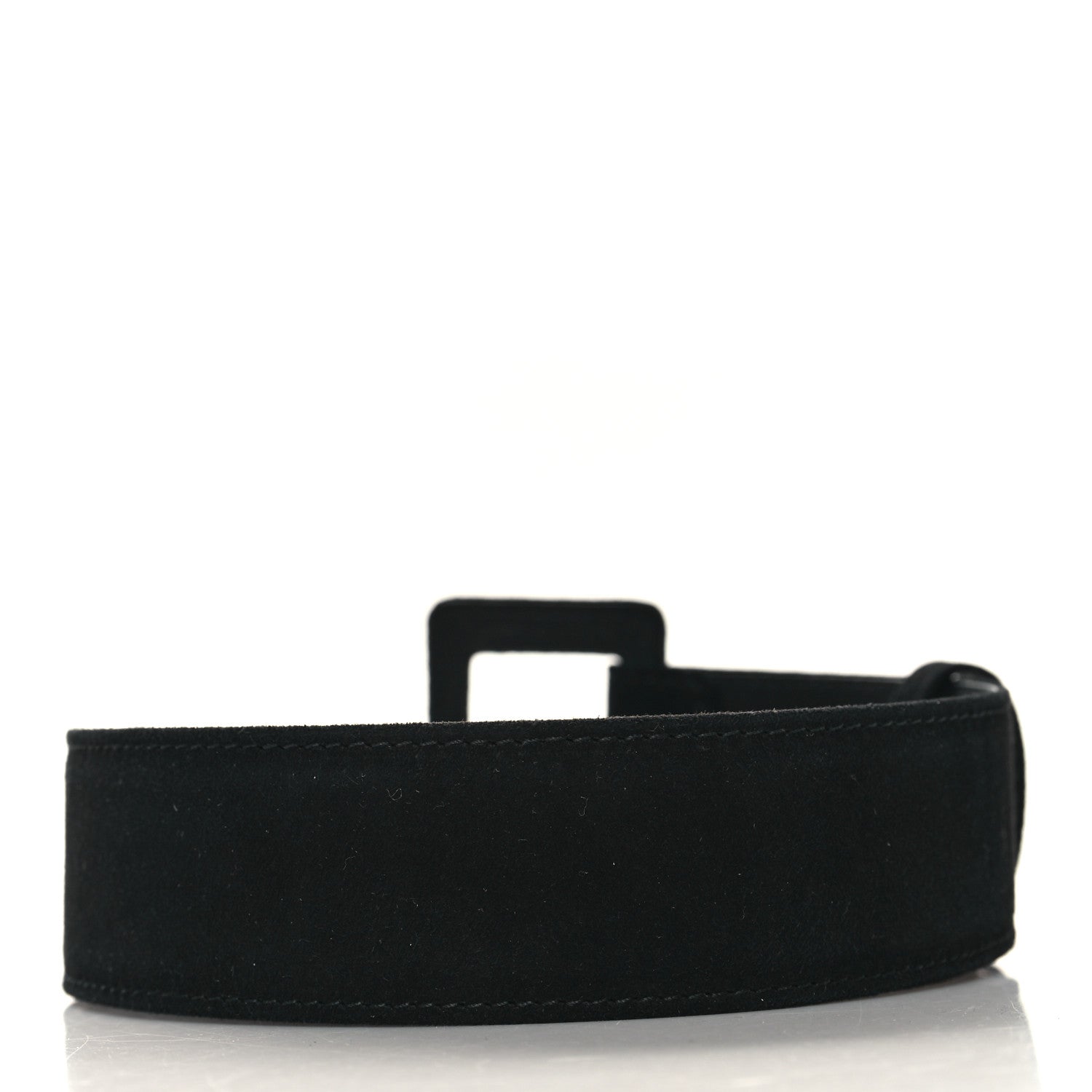 Chanel Suede Logo Belt 85 34 Black 2 of 8